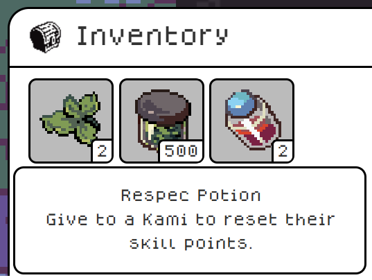Killchain 🪢 (@killchain_init) on Twitter photo How much is a Respec Potion worth? 🔍
1 Mint
= 500 Shredded Mint
= 1 Respec Potion
= 10 $ONYX ($41.7)
Currently, Mint holds the value described above In other words, 1 Mint is worth $41.7, and now let's convert this into <a href="/kamigotchiworld/">Kamigotchi</a>'s in game currency, $MUSU
1 Gacha How much is a Respec Potion worth? 🔍
1 Mint
= 500 Shredded Mint
= 1 Respec Potion
= 10 $ONYX ($41.7)
Currently, Mint holds the value described above In other words, 1 Mint is worth $41.7, and now let's convert this into <a href="/kamigotchiworld/">Kamigotchi</a>'s in game currency, $MUSU
1 Gacha