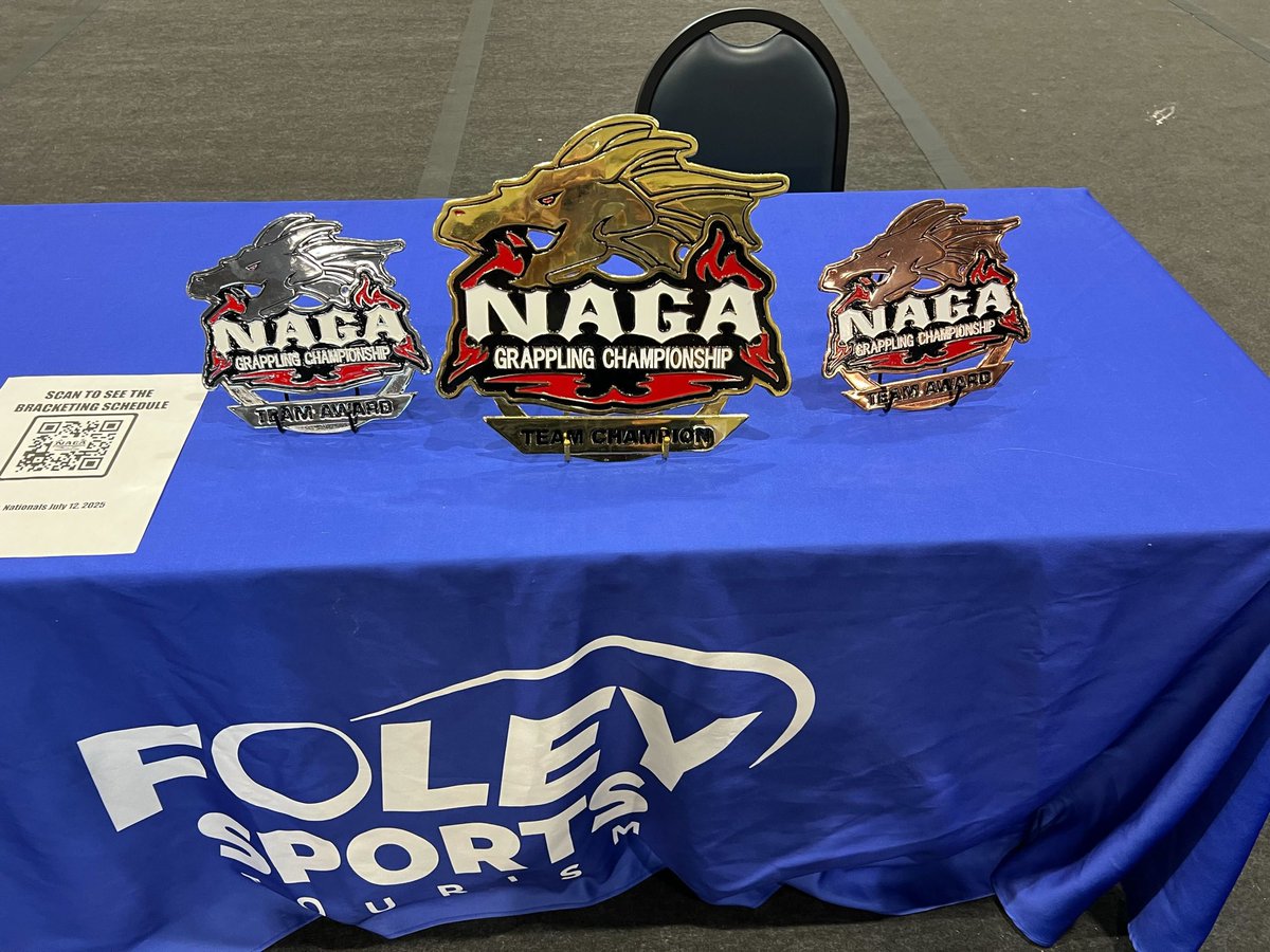 We can’t wait to see who is taking these home today at the North American Grappling Association (NAGA) US National Grappling and Brazilian Jiu Jitsu Championships! #PlayFoley