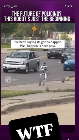 SSShockadelica's tweet image. Despite all the catastrophic sci-fi movies showing us how bad this shyt is some people will ignore it and dive right into the demise of humanity as we know it.
Batshyt crazy!
#robotpolice 

facebook.com/stories/151869…