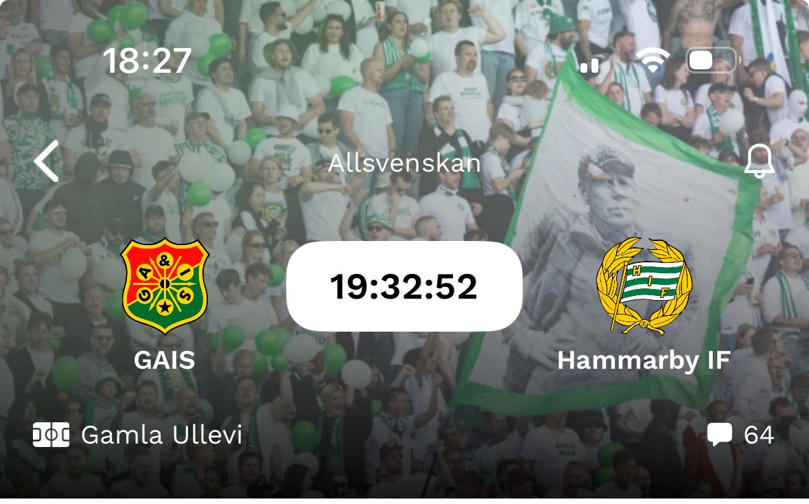 Jag har en dålig känsla av GAIS borta som säger poängtapp. Men det hade jag även inför Ellos borta…och när allt kommer omkring så har jag det inför varje bortamatch. Det är ett slags bajen-PTSD som man lever med sedan Billborns och Cifuentes tid