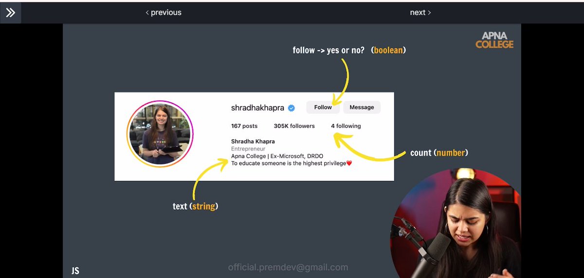 Anikeytrajput's tweet image. Day 20 of #100dayscoding🎯
-&amp;gt; Data types in JS✅
#javascript @ShradhaKhapra_