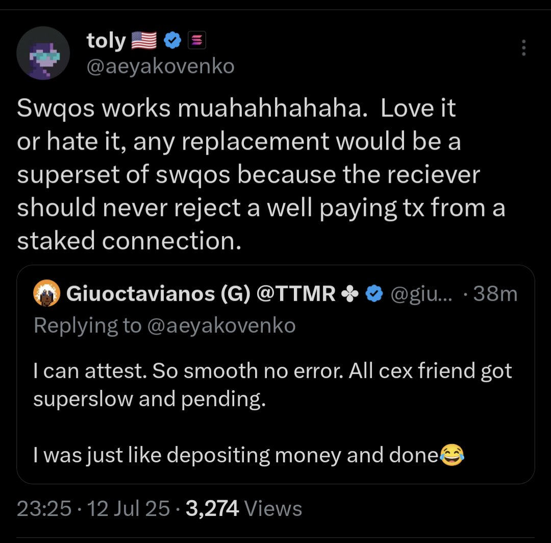 Sanafi Onchain (@sanafionchain) on Twitter photo Smooth user experience and transactions are the keys to build Ethical Onchain Banking.
That is main reason to build on Solana, and it is only possible on Solana. <a href="/aeyakovenko/">toly πΊπΈ</a> <a href="/giuoctavianos/">Giuoctavianos (G) @TTMR β€</a> Smooth user experience and transactions are the keys to build Ethical Onchain Banking.
That is main reason to build on Solana, and it is only possible on Solana. <a href="/aeyakovenko/">toly πΊπΈ</a> <a href="/giuoctavianos/">Giuoctavianos (G) @TTMR β€</a>
