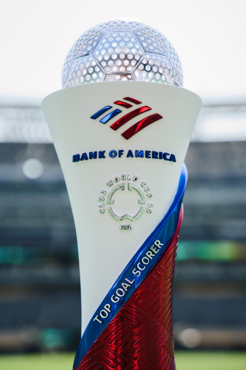 BankofAmerica's tweet image. Before it’s lifted, get an exclusive look at the @FIFACWC 2025™ #TopGoalScorer trophy. A symbol of drive, vision, and achievement, we consider this a reflection of the hard work it takes to pursue a goal. #FIFACWC
