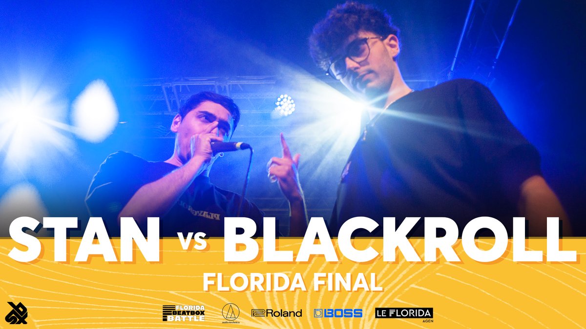 swissbeatbox's tweet photo. 🎤⚡🥊 stan 🇧🇪 🆚 🇮🇹 BlackRoll: Florida Beatbox Festival 2025 - Grand Final
The grand final battle is here. Who wins the final and qualifies for GBB25:
https://t.co/9Mst0gJXfI
#stan #BlackRoll #FloridaBeatboxBattle #swissbeatbox #welovebeatbox #GBB25Qualifier https://t.co/w10nYDe4wG