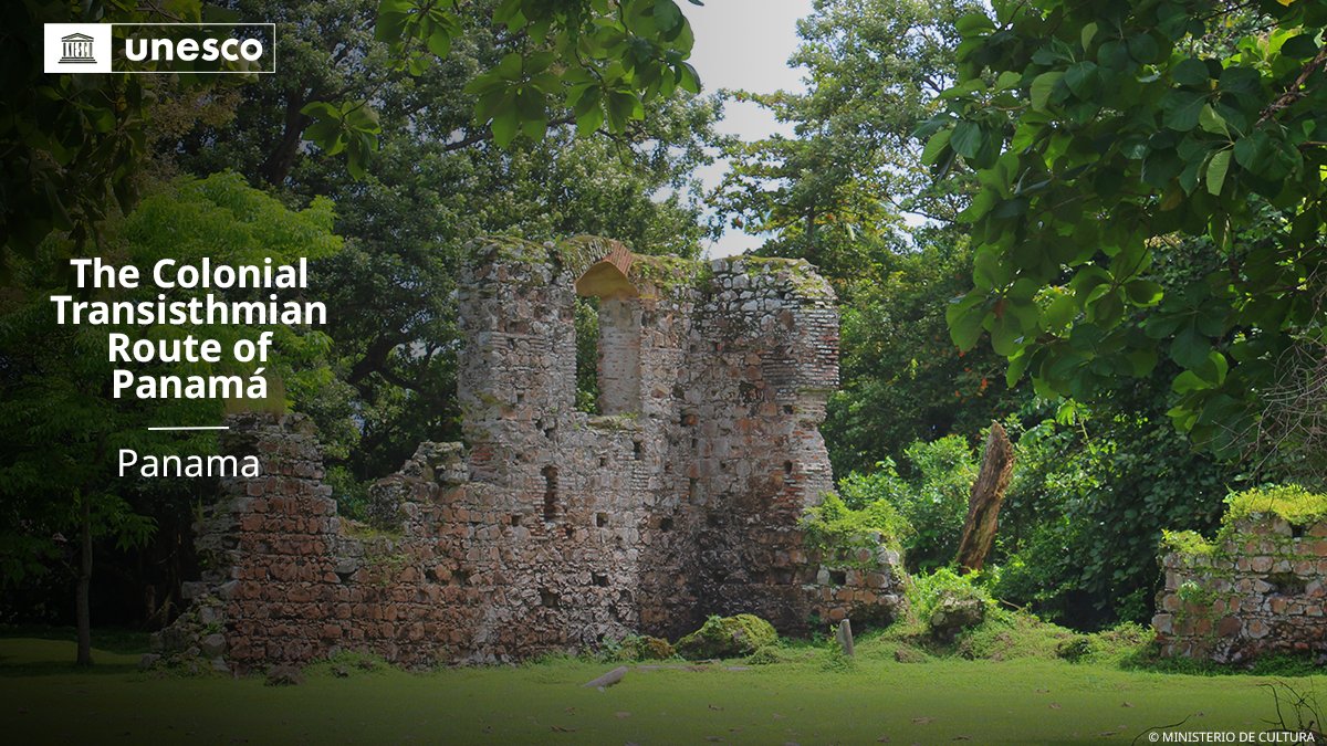 UNESCO 🏛️ #Education #Sciences #Culture 🇺🇳 (@unesco) on Twitter photo 🔴 BREAKING!
New inscription on the <a href="/UNESCO/">UNESCO 🏛️ #Education #Sciences #Culture 🇺🇳</a> #WorldHeritage List: The Colonial Transisthmian Route of Panamá, #Panama 🇵🇦.
➡️ unes.co/47whc #47WHC 🔴 BREAKING!
New inscription on the <a href="/UNESCO/">UNESCO 🏛️ #Education #Sciences #Culture 🇺🇳</a> #WorldHeritage List: The Colonial Transisthmian Route of Panamá, #Panama 🇵🇦.
➡️ unes.co/47whc #47WHC