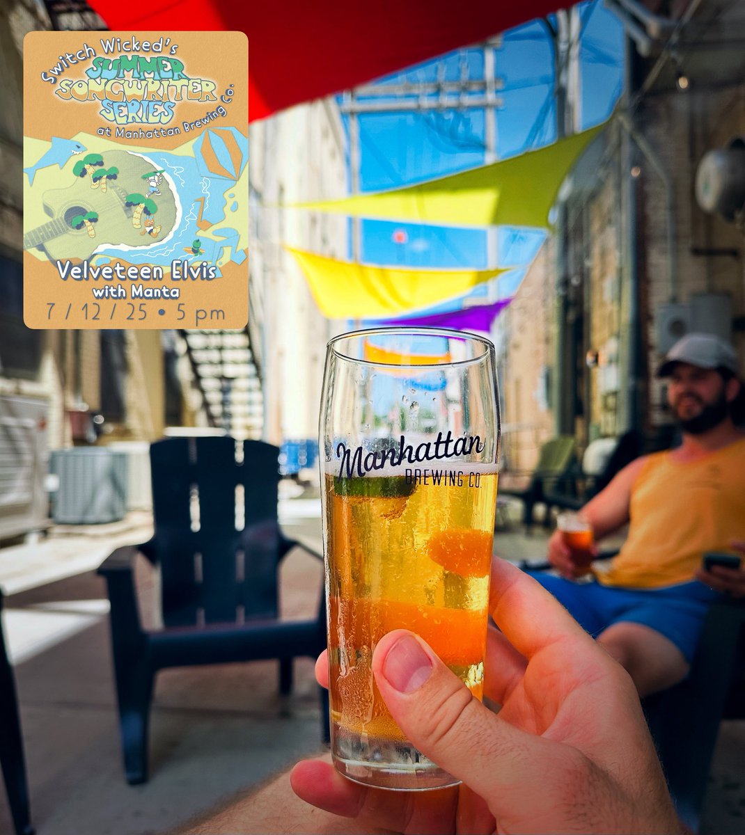 Its Saturday and we are keeping the 5 year Anniversary PARRRTTTYYY rolling at MBC!! 

From 2-6 pm @supernovafaceartistry will be at the brewery painting faces for all the kiddos and adults. THEN starting at 5 pm, @fullcirclemhk will be in the alley slinging SMASHBURGERS!!!