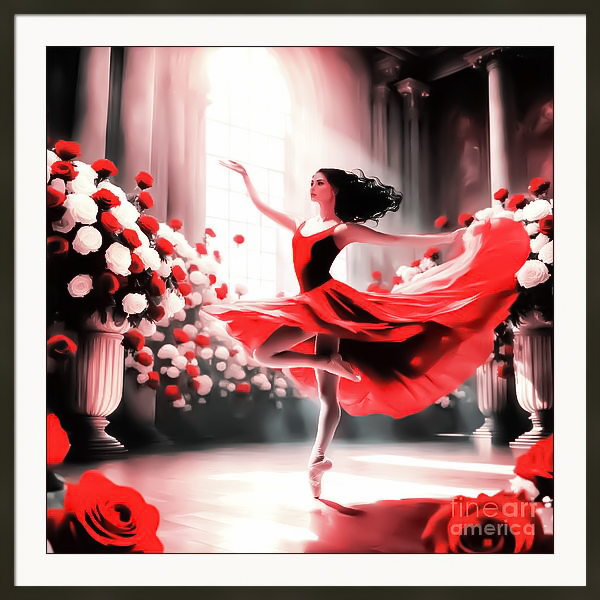 Check out this new digital art that I uploaded to fineartamerica.com/featured/my-be… #Ballerina #Red #Roses #WallArtForSale #Google