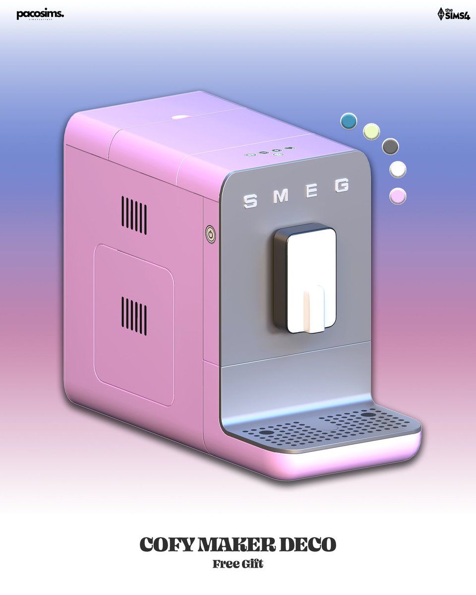pacos3d's tweet image. New Freebie Just Dropped! ✨☕ Link in Bio 💎 #Sims4cc #Sims4 #TheSims4 #TheSims
