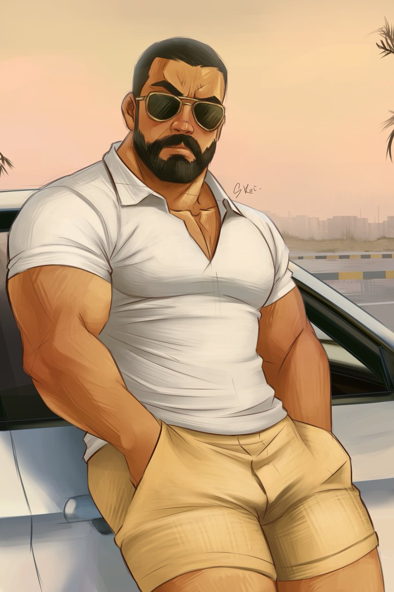 Golden hour in Los Santos. The heat is on... and it's not just from the sun.