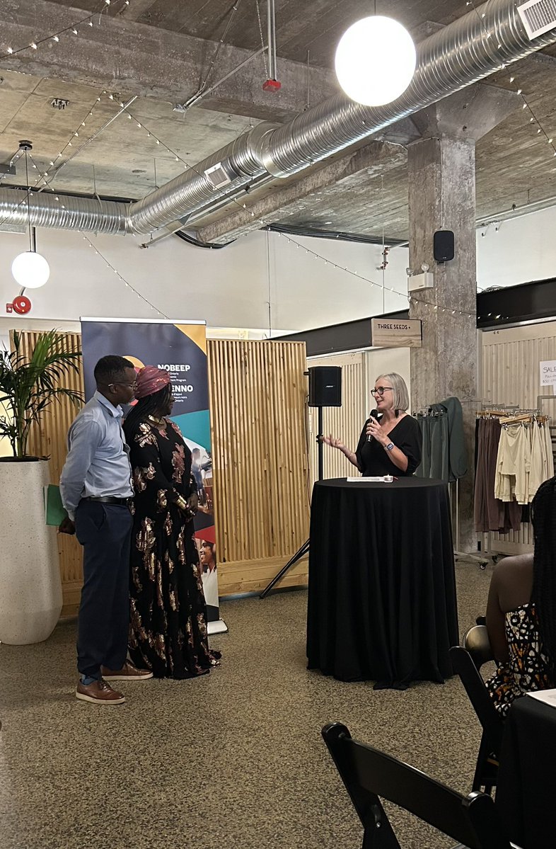 PattyHajdu's tweet image. Black entrepreneurs, leaders & partners gathered in Thunder Bay for the NOBEEP networking mixer. NOBEEP is building a stronger economy by supporting Black-owned businesses with mentorship & opportunities. Thanks to the NOBEEP team for your leadership.