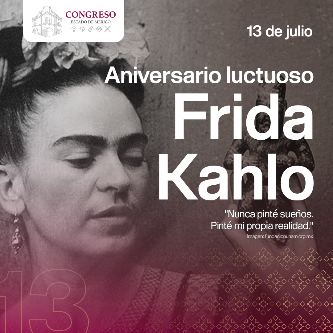 🎨 Frida no solo pintó: también denunció, resistió y transformó.
Su legado es identidad, rebeldía y expresión.

💜 El arte también cambia la historia.
#CongresoEdomex #FridaKahlo
