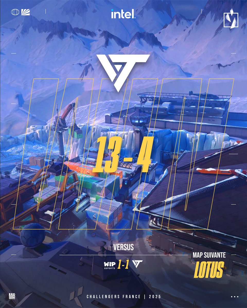 Challengers France (@valleague_fr) on Twitter photo <a href="/WIP_EsportsTeam/">WIP Esports 🪼</a> Les <a href="/ValiantOfficiel/">Team Valiant</a> reviennent fort avec une deuxième map parfaitement maîtrisée ! Un mental de champions qui les emmène sur une troisième et dernière map dans ce BO ! ⚔️ <a href="/WIP_EsportsTeam/">WIP Esports 🪼</a> Les <a href="/ValiantOfficiel/">Team Valiant</a> reviennent fort avec une deuxième map parfaitement maîtrisée ! Un mental de champions qui les emmène sur une troisième et dernière map dans ce BO ! ⚔️