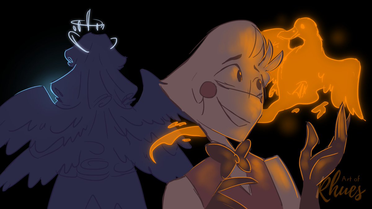 ArtofRhues's tweet image. Going back through some of the contrasting shots between Lucifer and Sera in my &apos;At All Costs&apos; animatic...
youtu.be/Ccrx2MyXU64
#HazbinHotelFanart #HazbinHotelLucifer #HazbinHotelSera #artofrhues