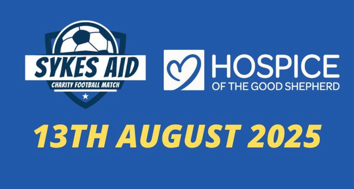 I’m playing in a charity footie game for work with Sykes cottages, raising money for Hospice Of The Good Shepherd, an excellent cause. Any donations would be very much appreciated, link is in bio.