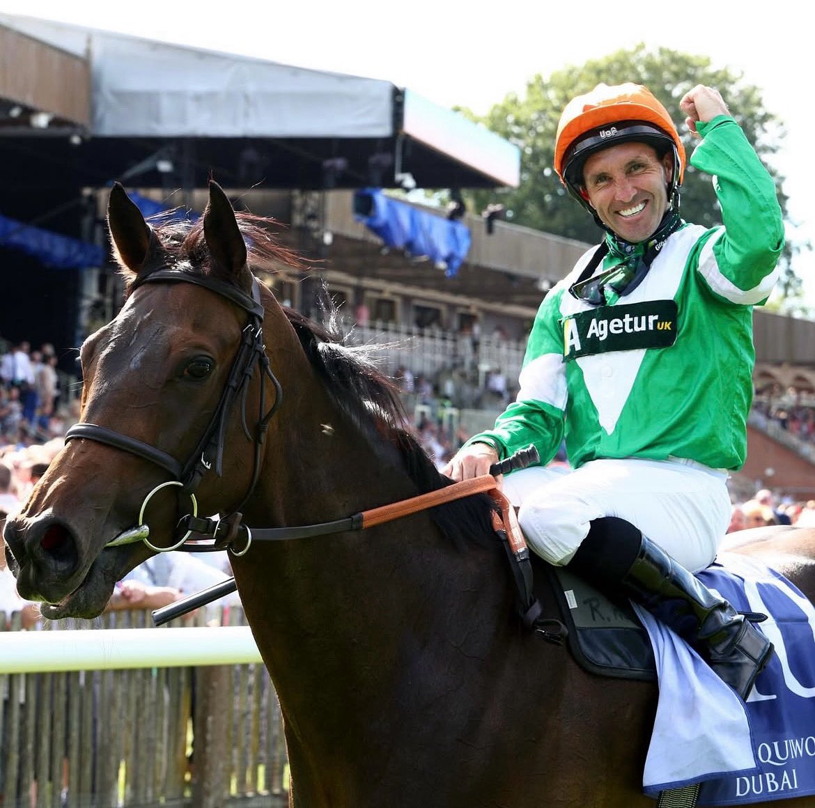 RHughesracing's tweet image. 🥇🏆NO HALF MEASURES 🏆🥇
OUR FIRST GROUP 1 WINNER!!!
Wins the 4.35pm at Newmarket - Al Basti Equiworld Dubai July Cup Stakes (Group 1)
Ridden by @neilcallan78
Congratulations to winning owner Mr R Gallagher and all the team at Weathercock House 🎉🥇