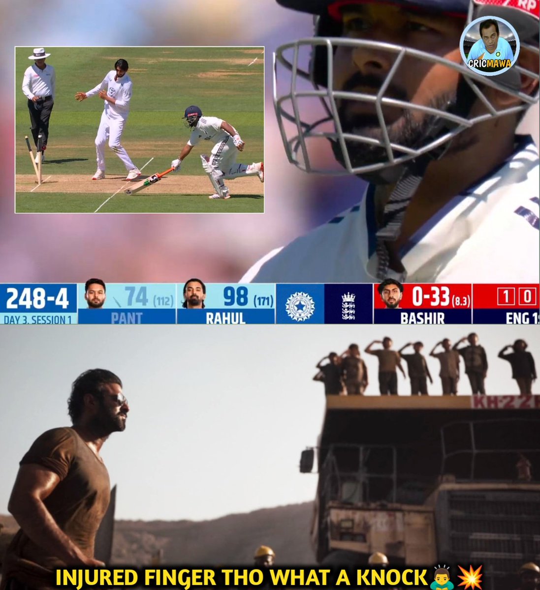 Great Knock From Rishabh Pant 
Missed a Well Deserved 100💔