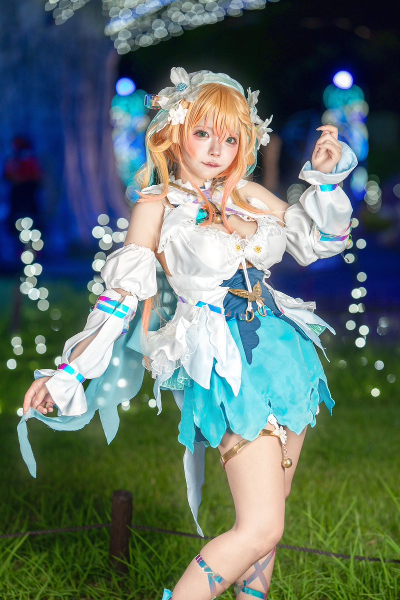 @chuuu_3232: RT by @momosuzunene: Cosplay/cosplay Hololive Momosuzu Nene🍑🥟Fairy New Costume #Rug Cosplay #Rug Cosplay 2025