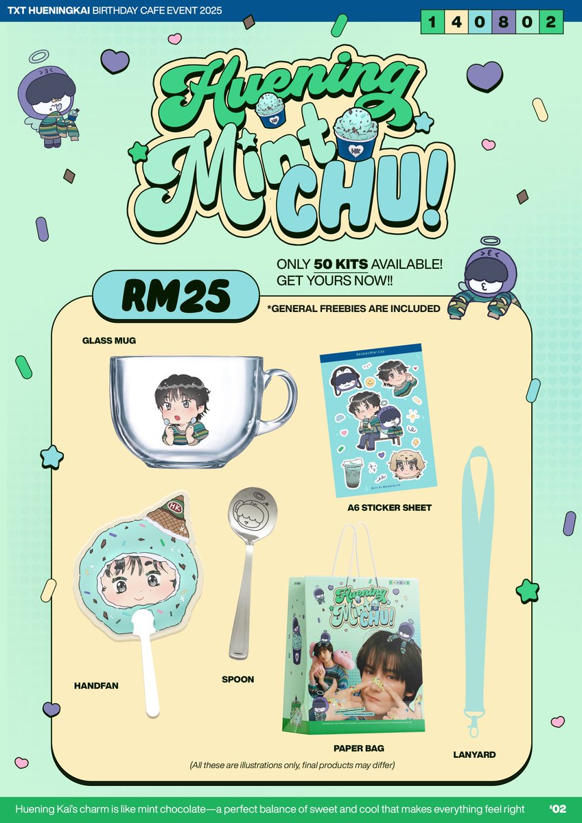 iamfiyoo's tweet photo. MOAs, Sponsor Kit is now available for purchase! Grab yours now at the link below ‧☘︎ ݁˖ 

💚Only 50 kits available!
💙RM25 each

🖇️ https://t.co/UmLQWdT8ae

#HueningMintChu #FreshandSweetasHueningie 🌿

*design for lanyard will be revealed later https://t.co/7bsJHA8fXx