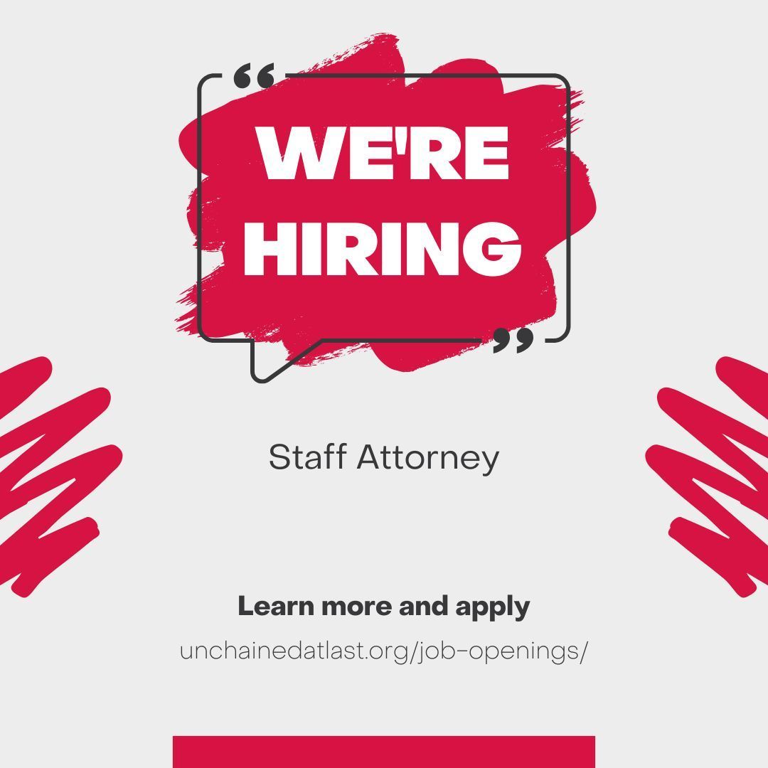 UnchainedAtLast's tweet image. We're hiring a a Staff Attorney to join the #UnchainedTeam and represent clients as they escape forced and child marriage. If you are admitted to the New Jersey State Bar and have at least four years of family law experience, apply now: buff.ly/ARfKacp