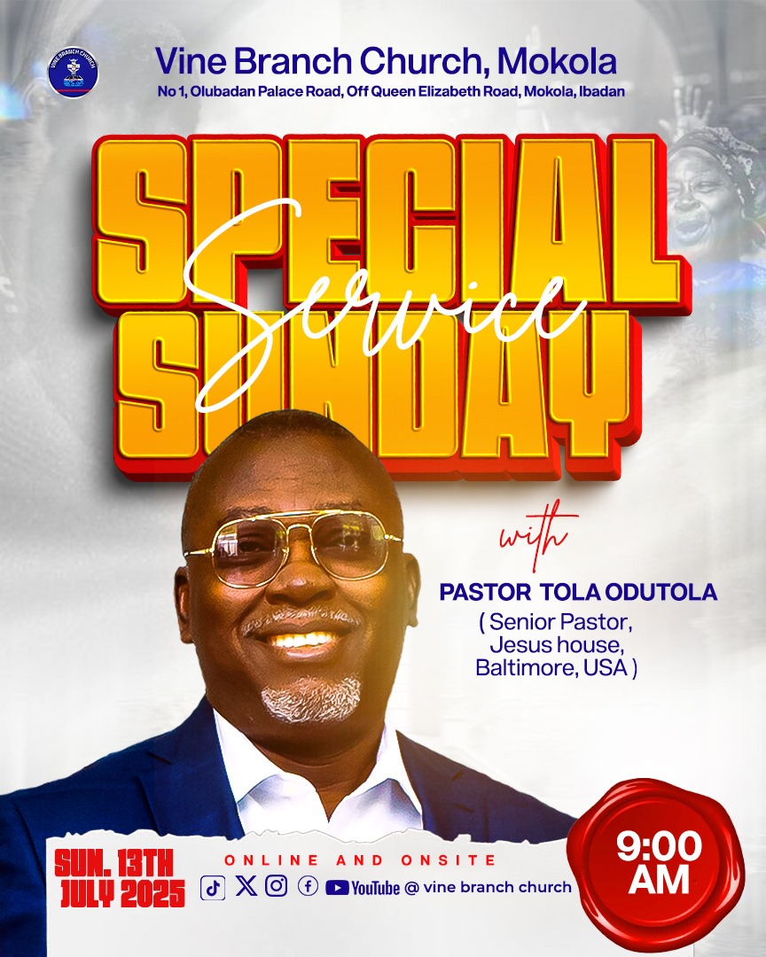 VBCmokola's tweet photo. TOMORROW is the Day!

Our Special Combined Service is happening THIS SUNDAY at 9AM! We are honored to have Pastor Tola Odutola of Jesus House Baltimore ministering LIVE!

We’re excited, expectant, and ready for all that God has in store. https://t.co/hqeHt98xAo