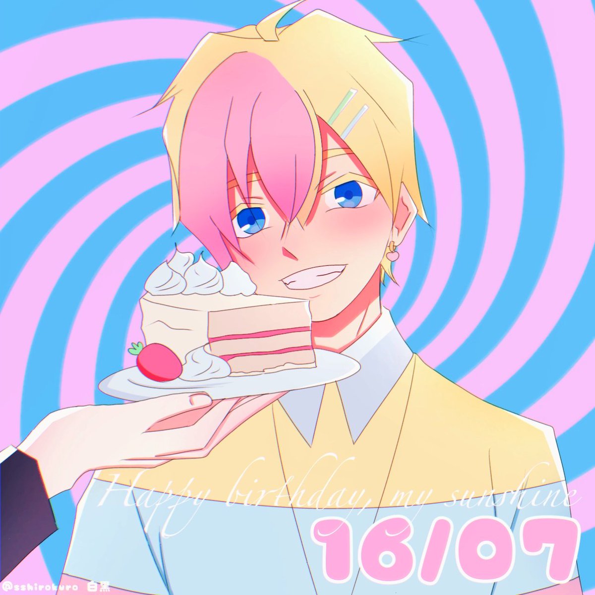 Sshirokuro's tweet image. 【OC ART】HAPPY BIRTHDAY, UMI 🍭
If you could give him a gift, what would it be? 👀
