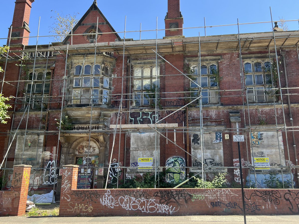 Sad news for Birmingham heritage lovers: the roof has recently caved in at the Moseley Road Tram Depot Offices.

Another listed building almost certainly lost (cost of damage seems insurmountable at this point).
