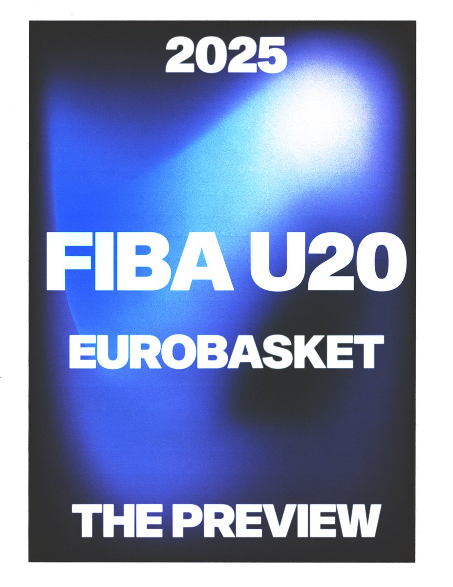 FIBA U20 EuroBasket 2025 - The Preview

Summer of youth hoops continues and this time the U20's take center stage in Heraklion, Greece!

As always, let's take a look at all the teams and Players To Watch

Thread below 🧵⬇️