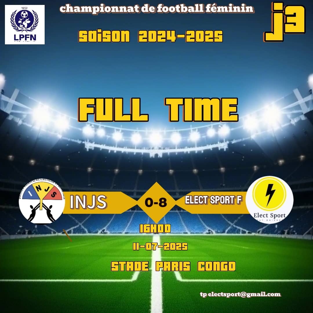 ElectFc's tweet photo. #LPFN Championnat de football féminin j3
Très large Victoire de nos filles, hier soir contre les filles de L'INJS 0-8. https://t.co/dF4a8Azxou