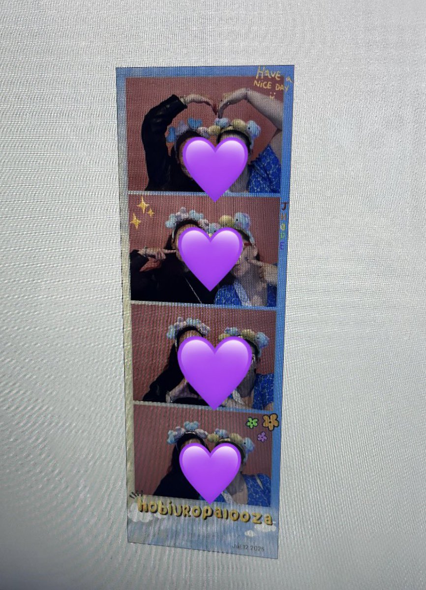 purple_heart_22's tweet photo. Having an amazing day so far with @bangtanikara so far ๋
ธ๋๋ฐฉ ๐ค and Photo Booth ๐ธ now food!
Thank you @UKBTSARMATION @BTS_GerARMY
#SORI #SelcaPlus
#HOBIPALOOZA2025
#HOBIPALOOZA
#HobipaloozaBerlin
#Berlin https://t.co/qHgNs6SPQG