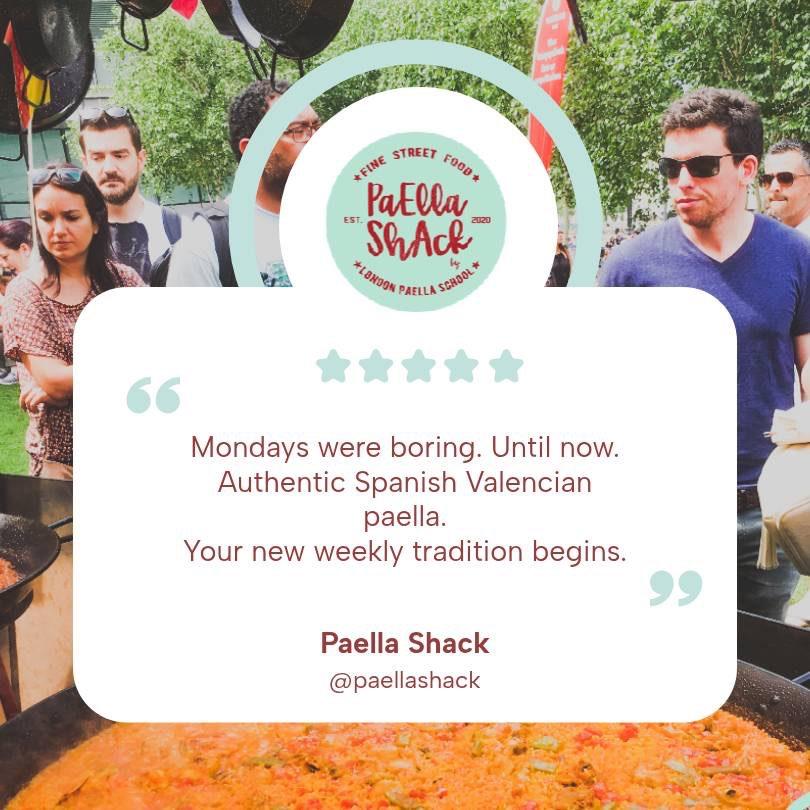 PaellaShack's tweet photo. 📍✨ NEW WEEKLY SPOT ALERT!
Mondays just got delicious at Royal Wharf! 🔥 https://t.co/1YCAnz4URt