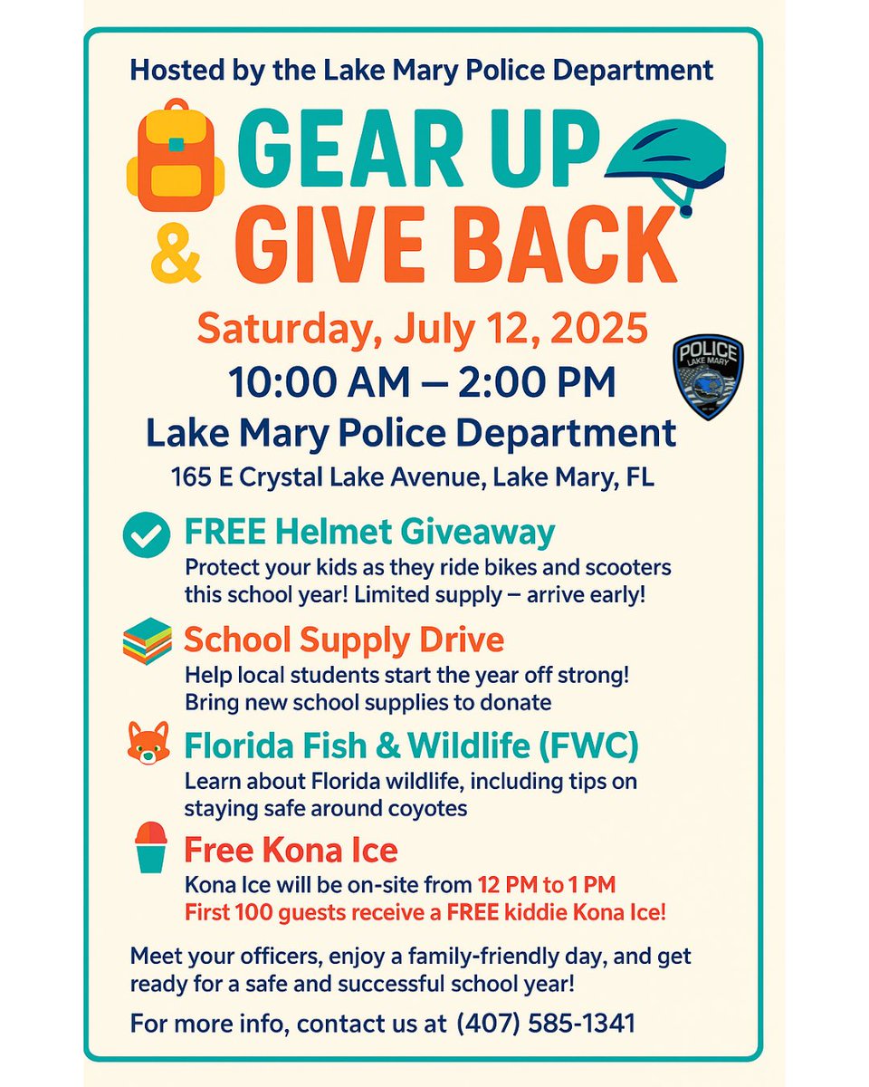 Lake Mary Police Department tweet media