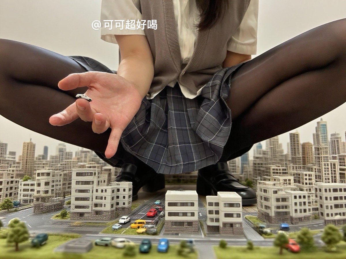 被捏住了哦
There's nowhere left to run.
#sizetwitter #giantess #女巨人