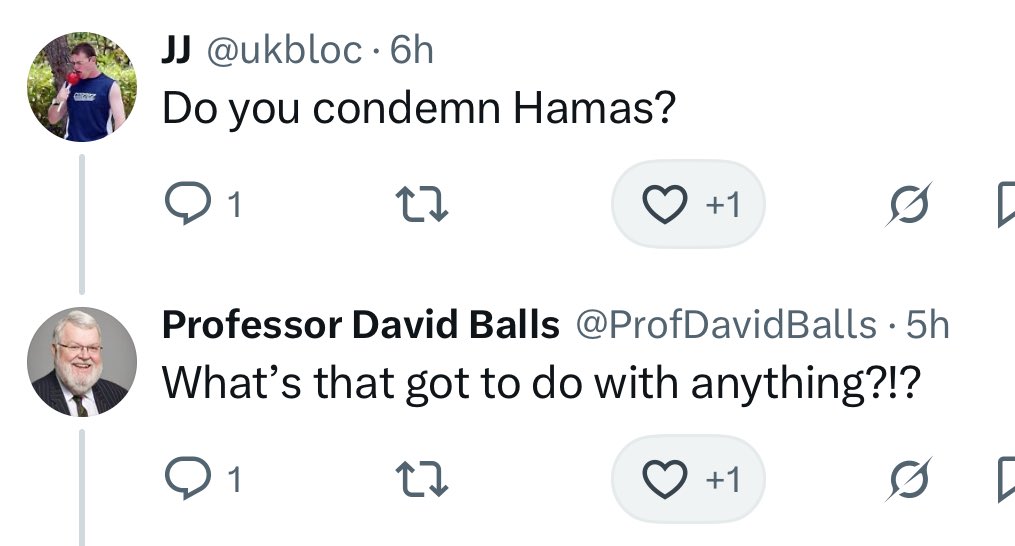 EmblemSpaces's tweet photo. @ProfDavidBalls has been released from Emblem Digital®️after failing to condemn Hamas. https://t.co/BlWoW4v1Qy