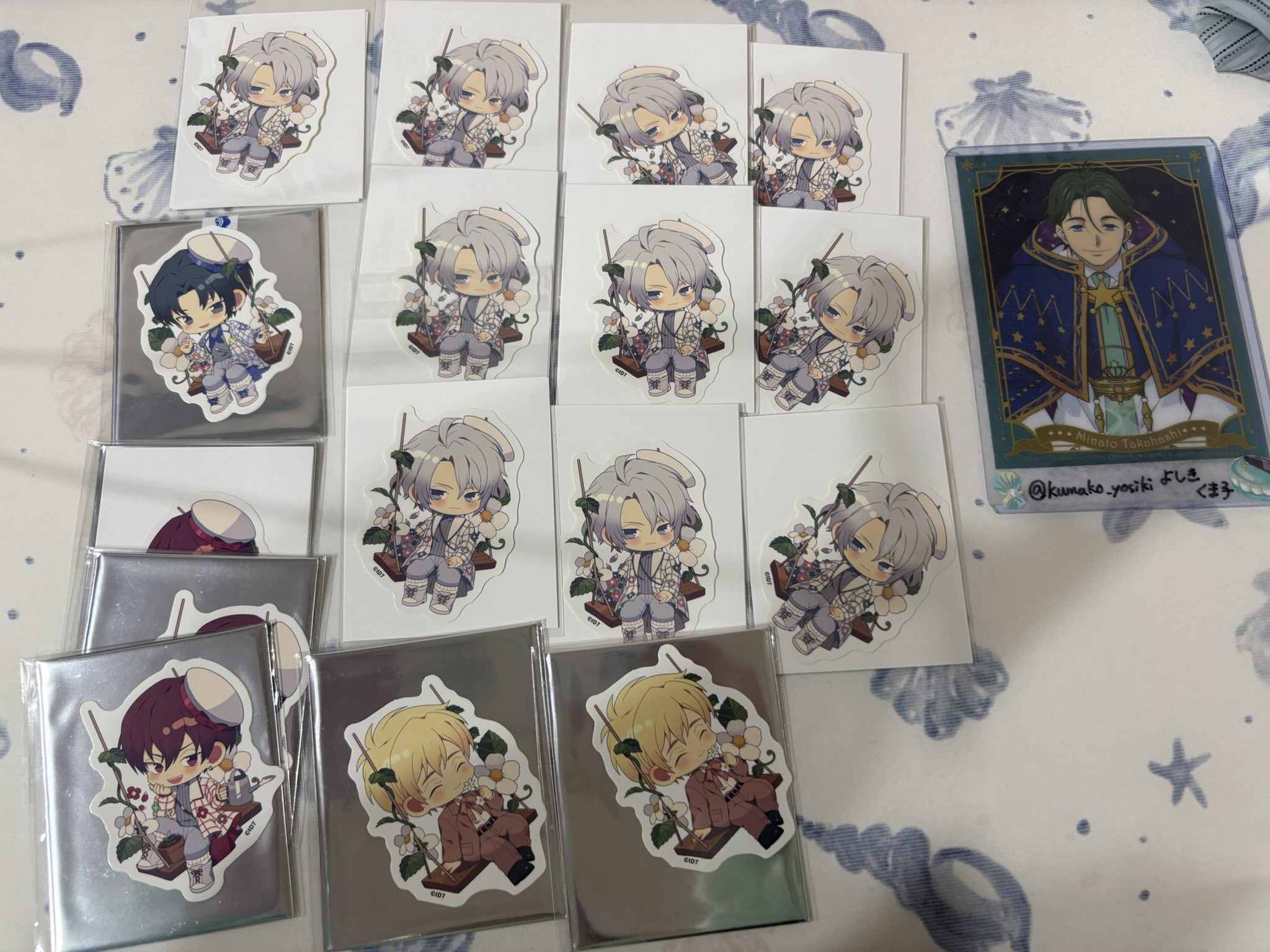 新品★アイナナ★Re:vale【千】アニカフェ★サイン入コースター 新品☆アイナナ☆Re:vale【千】アニカフェ☆サイン入コースター