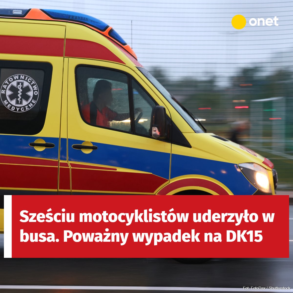 Na śliskiej nawierzchni motocykliści uderzyli w busa❗▶️ wiadomosci.onet.pl/kujawsko-pomor…