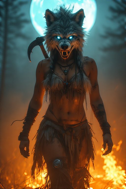 BEMANUELSONMZK's tweet photo. #wolf #werewolf #shewolf #fullmoon #shapeshifter #emanuelson #benemanuelson #silverbullet #aiart #art #concept #composition https://t.co/uMdfmaYPxf