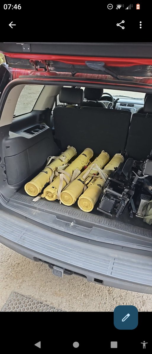 RatRiverHermit's tweet image. A great loss! 11 months ago a group of Canadians worked together to deliver X EMS Tahoe to our Kraken team. My friend drove it across Canada, it sailed the Atlantic to France, stopped at JUNO beach, and then he drove to Kyiv.
It was a favourite of the guys, room for all the…