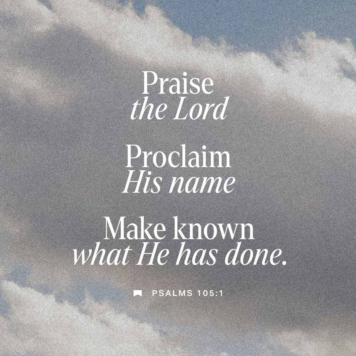 Psalms 105:1