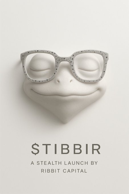 안경 쓴 개구리가 등장하는 Ribbit Capital의 TIBBIR 은밀 출시