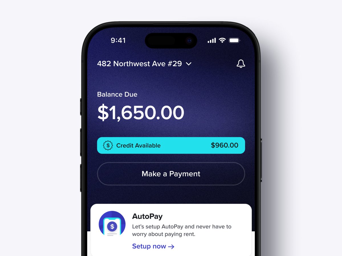ahmadnfwd's tweet image. Tenant portal app I designed years ago