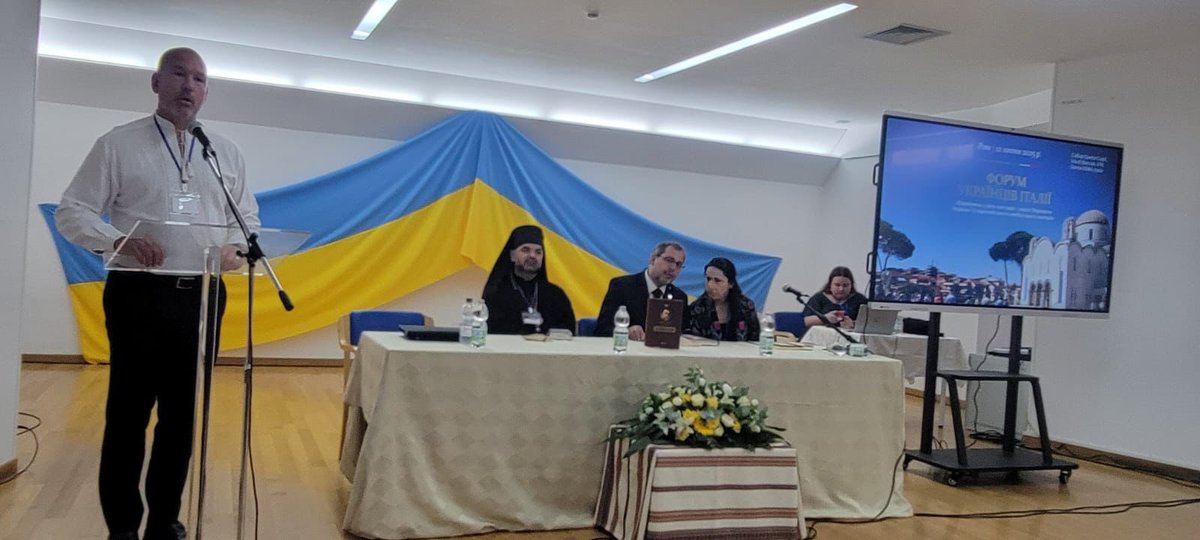 UWCongress's tweet image. Today in Rome, Ukrainians from across Italy gathered for the Forum of Ukrainians in Italy — for the first since Russia’s full-scale invasion.
From rebuilding #Ukraine to countering propaganda, 🇺🇦 community stands united in action and purpose.