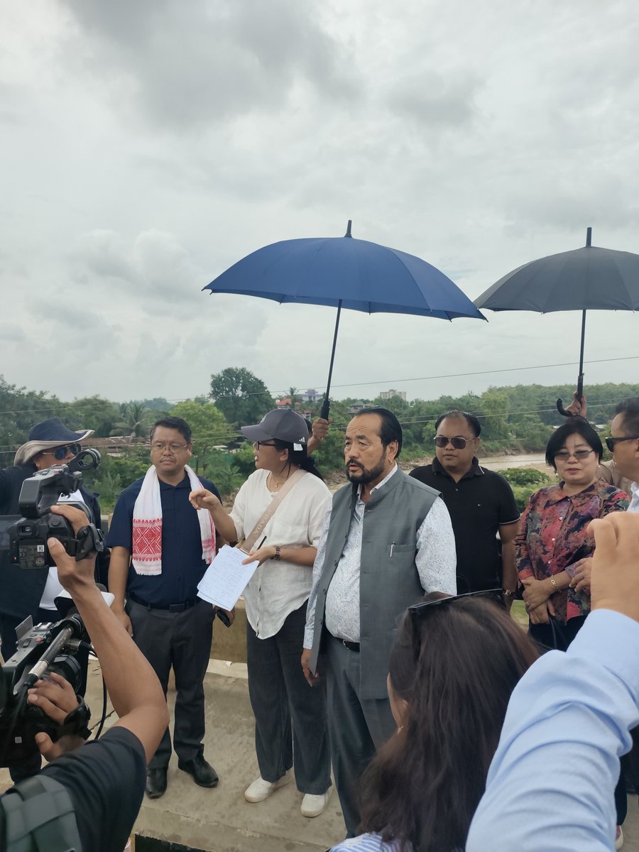 tovihoto's tweet photo. Today, I accompanied Hon’ble Deputy CM, Shri @YanthungoPatton Ji , along with MLAs & Advisors Shri @JamirPangjung & Shri @KazhetoKinimi , DCs of Dimapur, Chümoukedima & Niuland, and Commissioner of Police,Dimapur, to assess flood affected areas of Netaji Colony, Chungaizaeng Colony (Burma Camp), Model Colony (Burana Bazaar), Naga United Village, 4th Mile Bridge (near Referral Hospital), Old Showuba, and Nikhekhu Village.