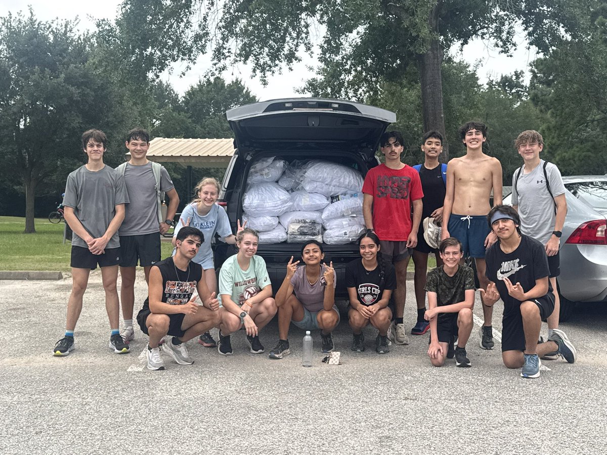 Thank you Grant a Klein Oak Alumni <a href="/followgoosehead/">Goosehead Insurance</a> for helping us get all our donations to Kerr County! It was A GREAT DAY TO BE A BEARKAT! If you are wanting to help, we are still accepting gift cards for our drive that ends next week. <a href="/KleinAthletics/">Klein High Athletics</a> <a href="/KleinFootball25/">Klein Football #TheMothersh1p</a>