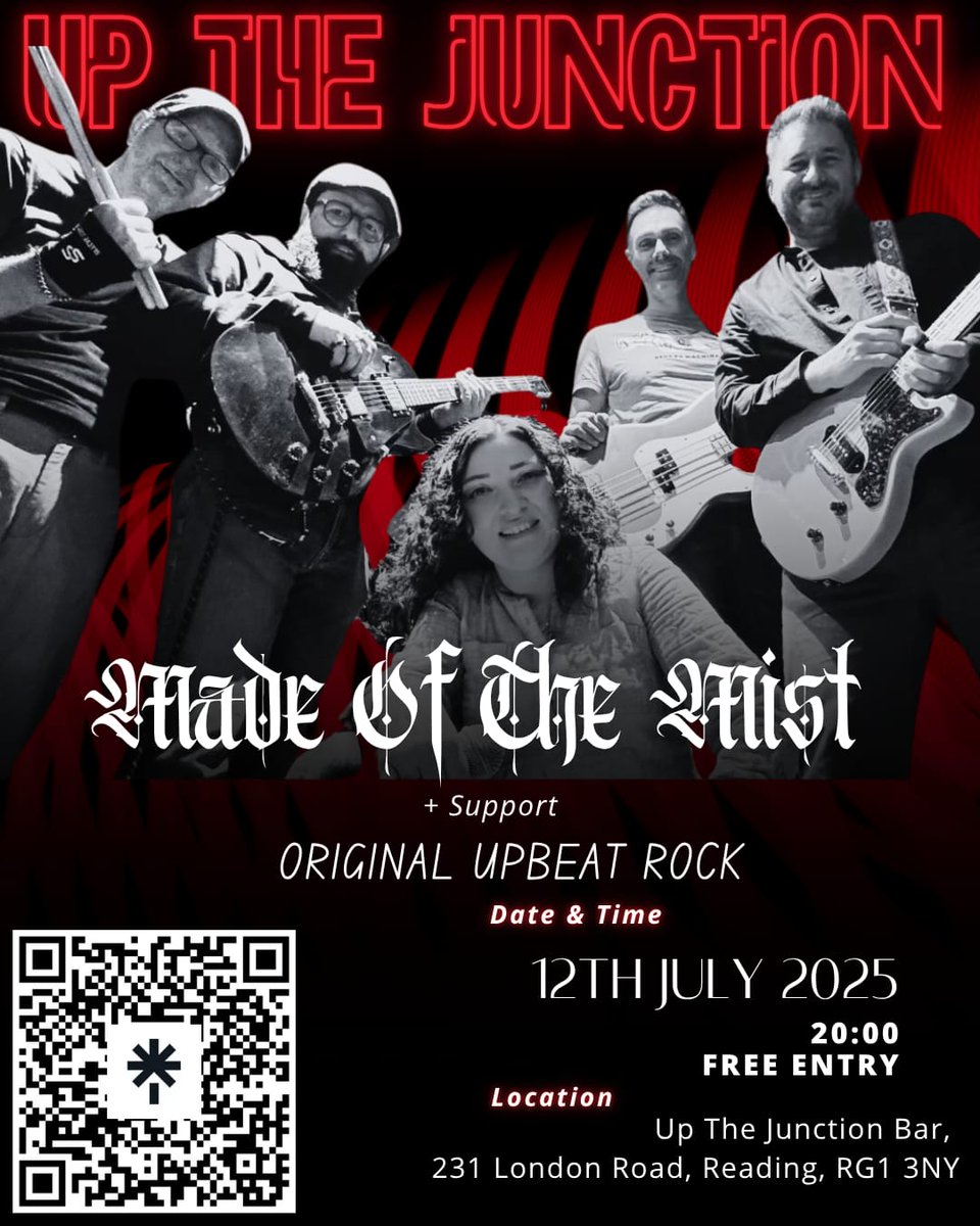 This evening... 
at Up The Junction, Reading