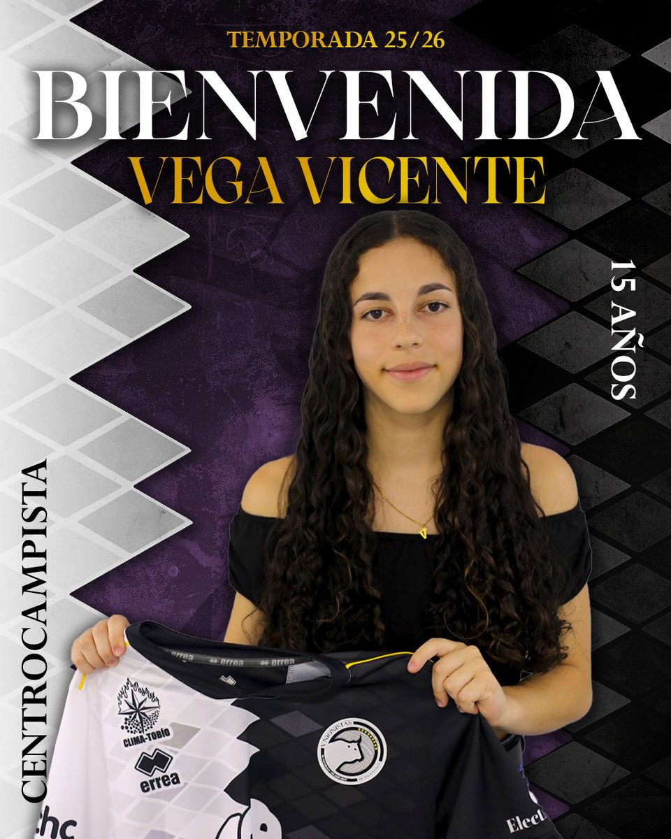 🆕 𝗙𝗜𝗖𝗛𝗔𝗝𝗘 | Vega Vicente es nueva jugadora de Unionistas. 

🔙 Procede del CD Salamanca FF B de Gonalpi. La temporada pasada disputó 21 partidos, anotando tres goles. 

👏 ¡Bienvenida Vega!

#Irreductibles ⚔️⚪⚫🟣