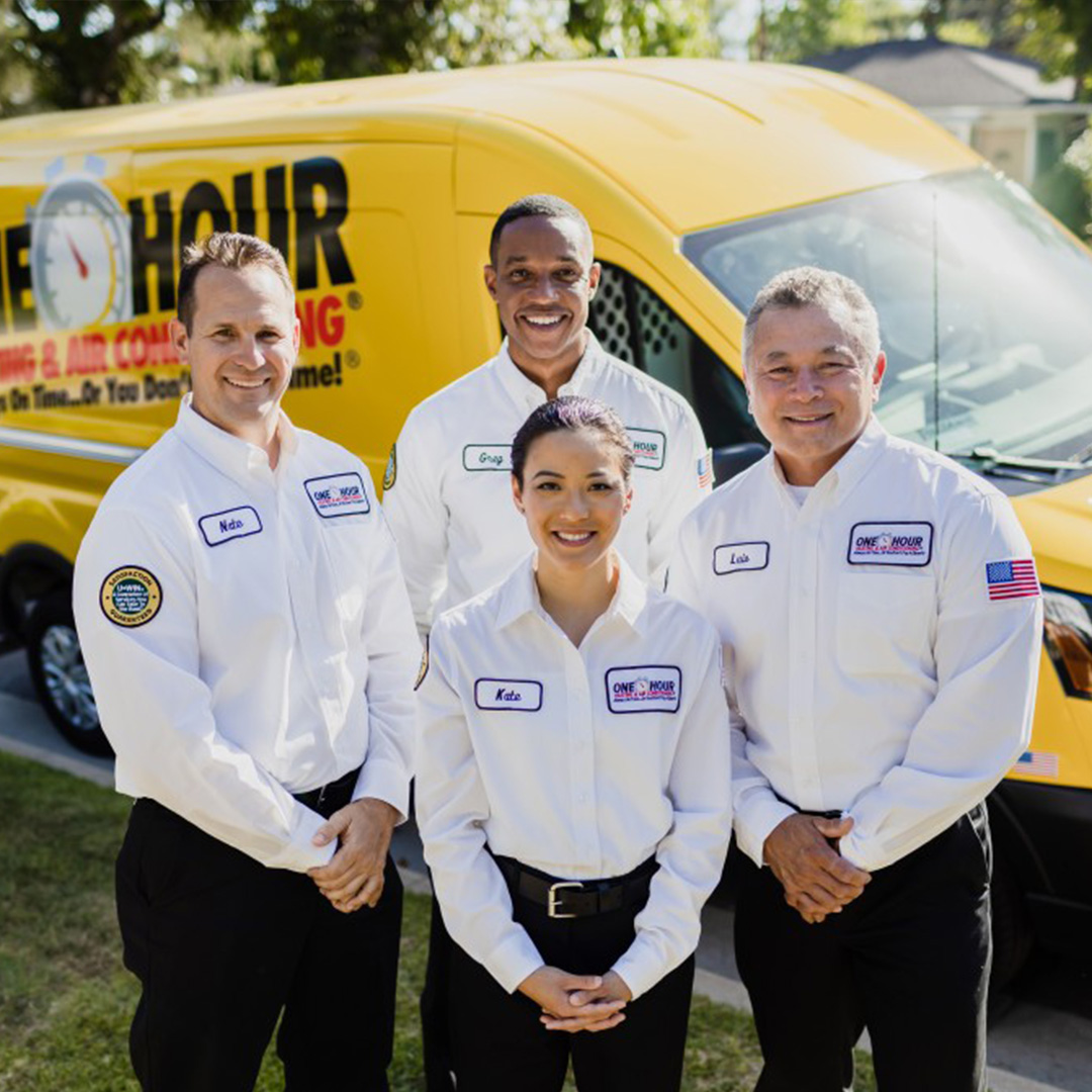 OneHourMAGIC's tweet image. Don't let a sudden AC breakdown ruin your summer. We're always on time, or you don't pay a dime!® That's our promise for reliable, punctual service.