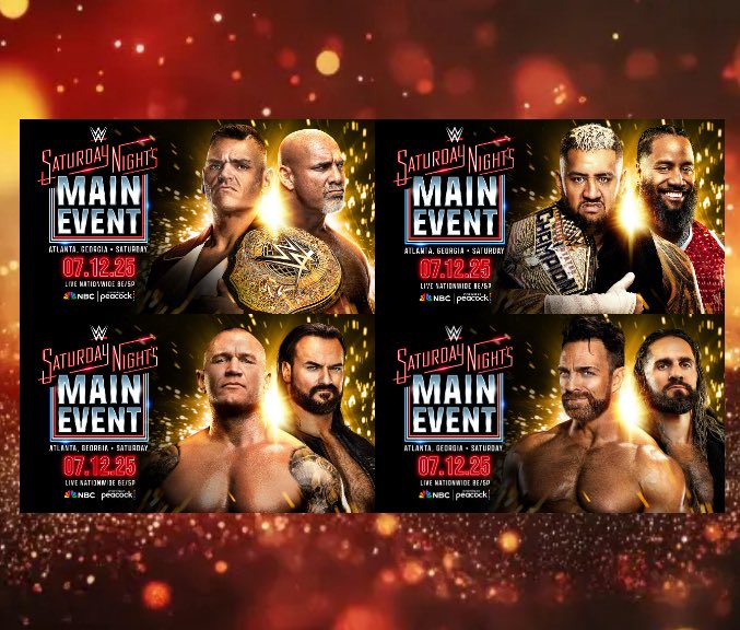 Official final full card for #SNME which goes down tonight.