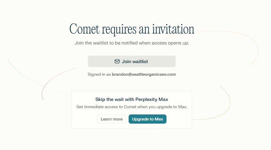 hyumility's tweet image. It appears @aravsrinivas &amp;amp; the @perplexity_ai team launched the 1st viable #ai #browser #comet a couple days ago &amp;amp; I thought "coooooooooooool..."

Until I saw the price tag...

You can jump on their waiting list, however, but I hope I get off the list before the @OpenAI team