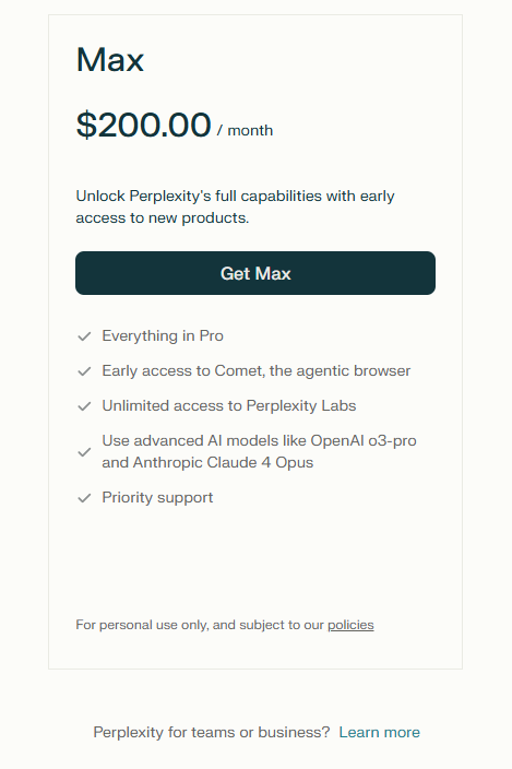 hyumility's tweet image. It appears @aravsrinivas &amp;amp; the @perplexity_ai team launched the 1st viable #ai #browser #comet a couple days ago &amp;amp; I thought "coooooooooooool..."

Until I saw the price tag...

You can jump on their waiting list, however, but I hope I get off the list before the @OpenAI team