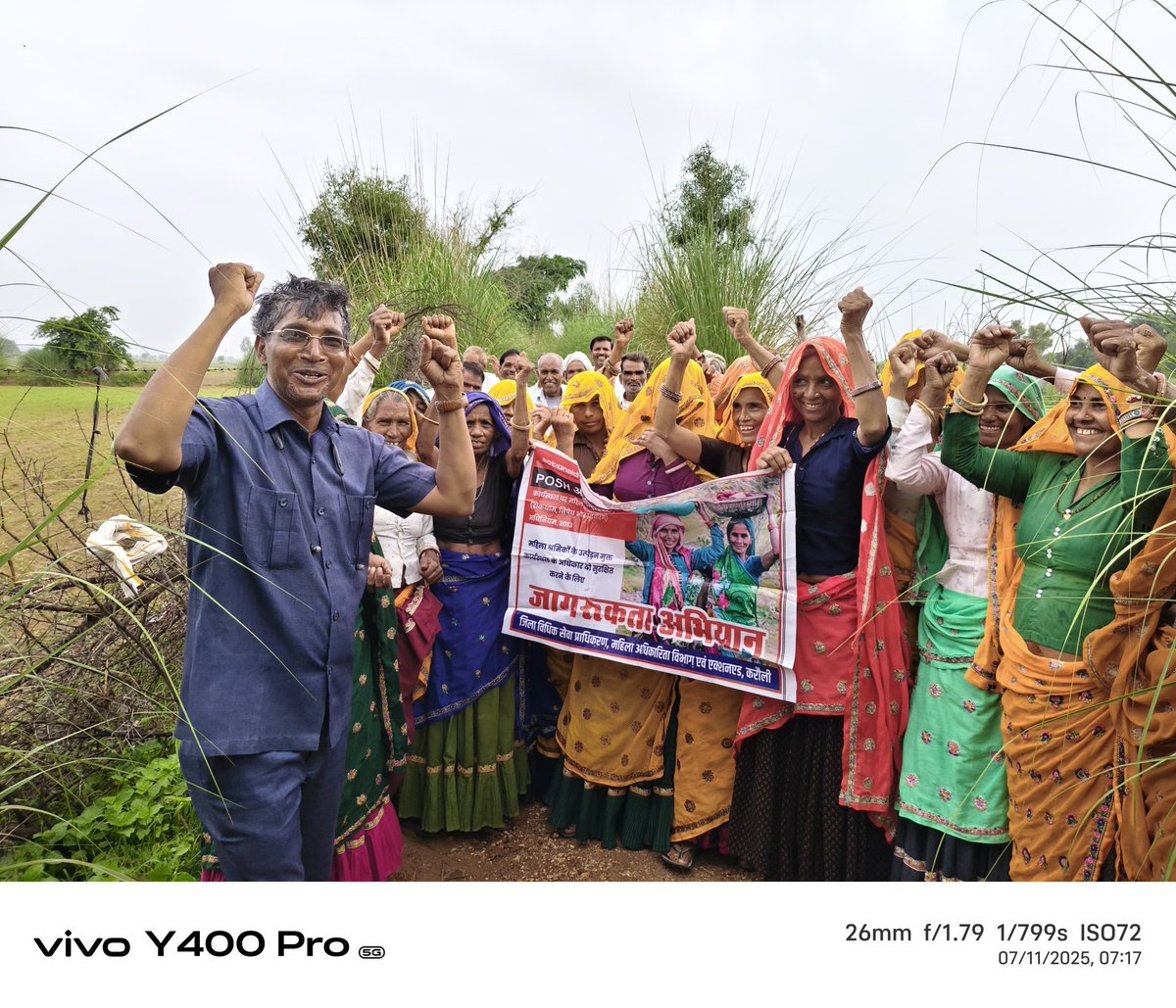 Dinesh kumar (@dineshkumar_swm) on Twitter photo Under the Women Workers Harassment Free Workplace Awareness Campaign, Inayati Karauli, AAA volunteer Ramraj Bairwa organized a camp at the MNREGA workplace. Informed women workers about the POSH Act and motivated them to raise their voice against harassment <a href="/sndeep/">Sandeep Chachra</a>
<a href="/sion_kongari/">sion.kongari</a> Under the Women Workers Harassment Free Workplace Awareness Campaign, Inayati Karauli, AAA volunteer Ramraj Bairwa organized a camp at the MNREGA workplace. Informed women workers about the POSH Act and motivated them to raise their voice against harassment <a href="/sndeep/">Sandeep Chachra</a>
<a href="/sion_kongari/">sion.kongari</a>